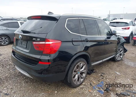 2017 BMW X3 Sdrive28I from USA, damaged, VIN 5UXWZ7C53H0V86302